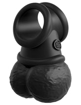 King Cock Elite The Crown Jewels Vibrating Silicone Balls Ball and Cock Toys